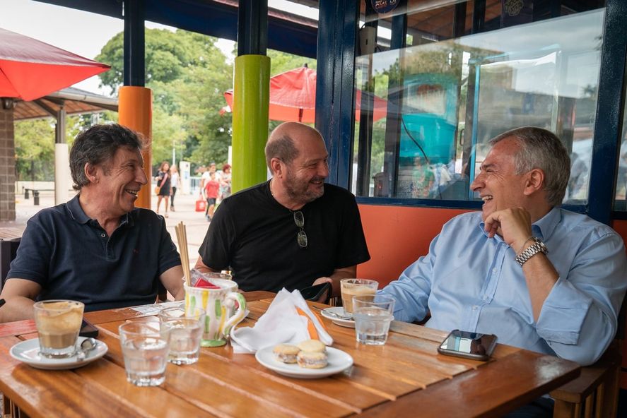 Gustavo Posse, Walter Carusso y Gerardo Morales.