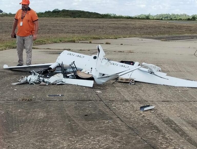 Mirá el video: así se estrelló el drone de 700 mil dólares que compró Sergio Berni