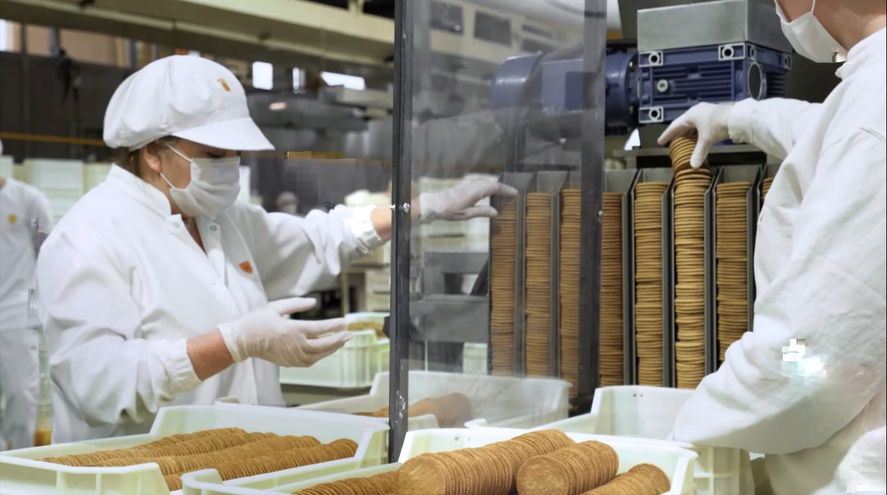 Havanna fabrica 5000 toneladas de alfajores y otros productos por año.