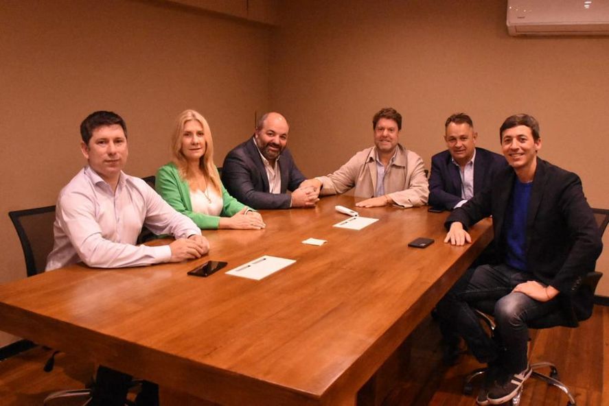Dirigentes de la UCR en la Legislatura