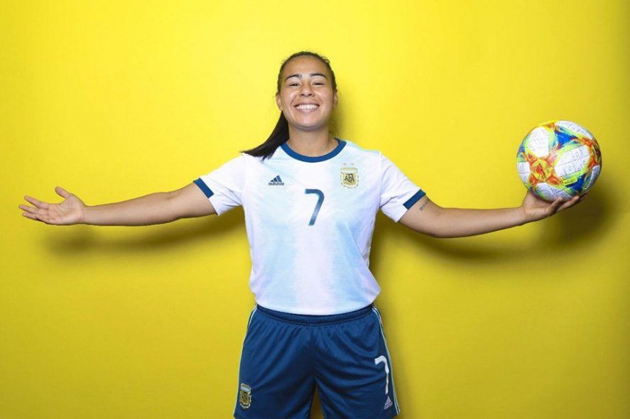 Yael Oviedo fue parte de la Selección Argentina en el Mundial de fútbol femenino de 2019.