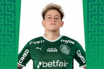 Yamila Rodríguez fue presentada en Palmeiras para la temporada 2023.