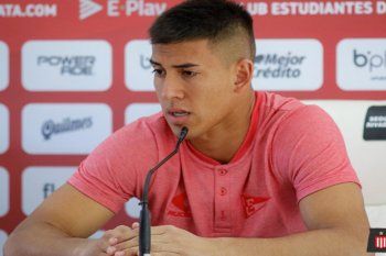 Zaid Romero habló como jugador de Estudiantes.
