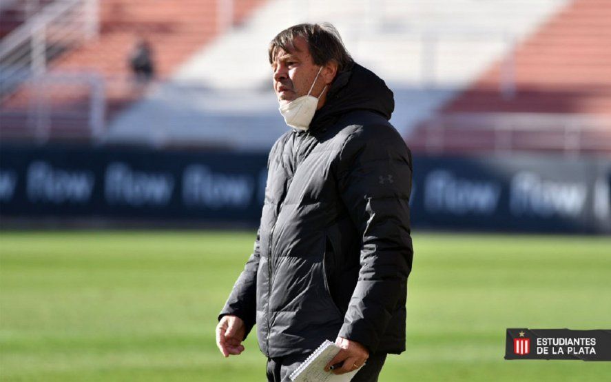 Ricardo Zielinski, entrenador de Estudiantes (Prensa EDLP)