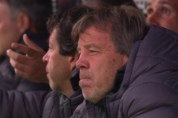 Ricardo Zielinski, técnico de Estudiantes, en el estadio UNO, ante Unión 