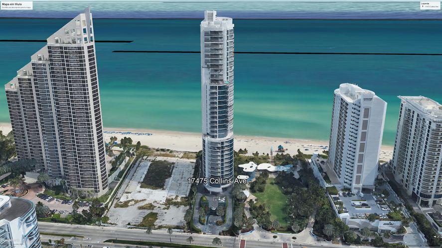 Una de las sociedad manejada por Vázquez compró una suite en esta lujosa torre con acceso al mar de Miami.