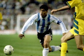 palabra de dios: el mensaje de maradona que se volvio viral antes del partido con australia
