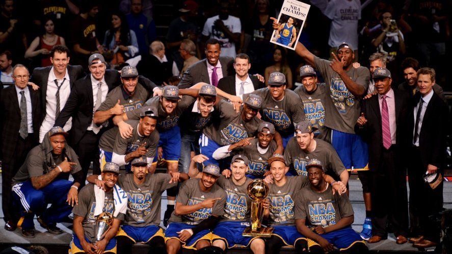 Golde State Warriors, campeón de la temporada 2015 de la NBA. Básquet