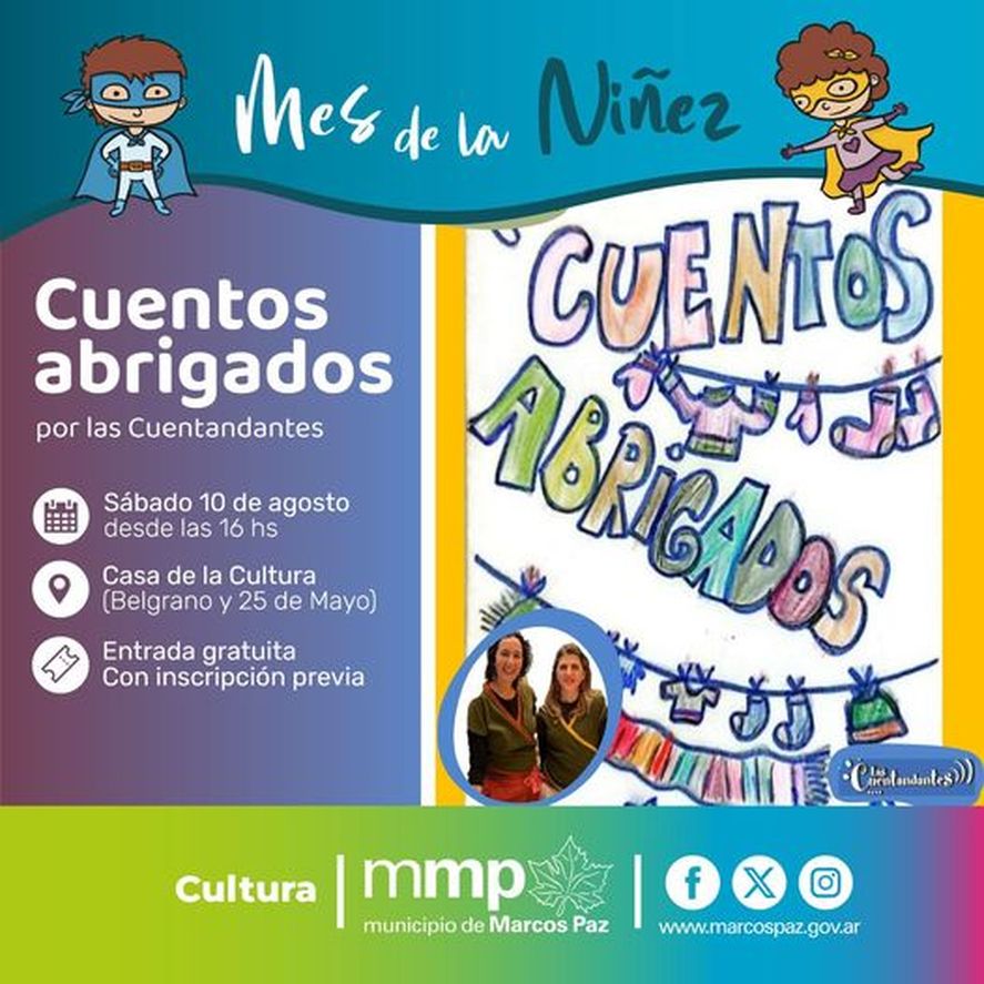 Se viene el Día de las Infancias y Marcos Paz, donde realizarán eventos y propuestas muy diversas para festejar durante todo el mes. Se viene el Día de las Infancias y Marcos Paz, donde realizarán eventos y propuestas muy diversas para festejar durante todo el mes.
