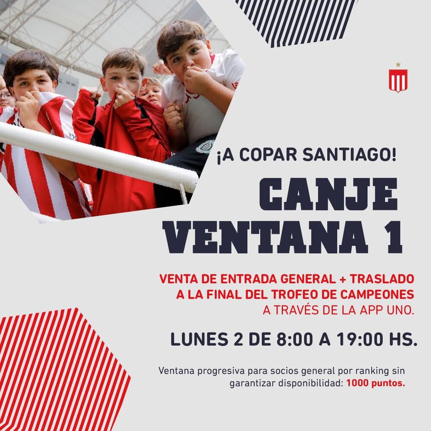 Arranco el primer canje para los socios de Estudiantes.