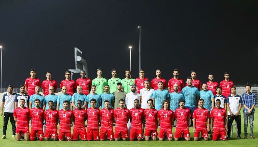 Ulises Pascua en la foto de Al-Shahania para la temporada 2022/23.