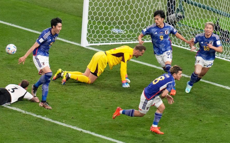 Japón es puro festejo: derrotó a Alemania por 2-1 en el Mundial Qatar 2022.