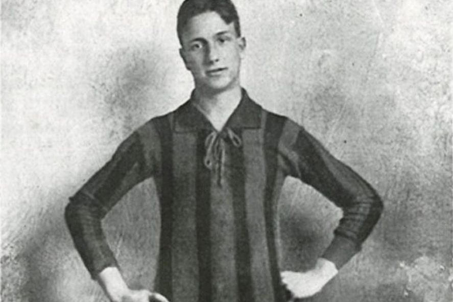 Angelo Badini, uno de los primeros ídolos de Bologna a principios del Siglo XX.