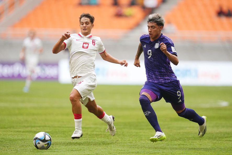 Argentina aplastó a Polonia en el Mundial Sub 17. (Foto: prensa AFA)