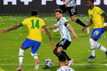 Lionel Messi en Argentina Vs. Brasil por las Eliminatorias Sudamericanas rumbo al Mundial de Qatar 2022