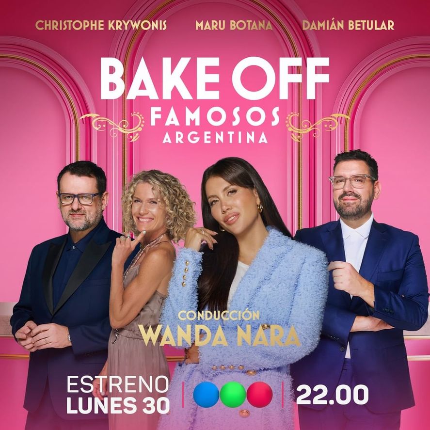 Una nueva temporada de Bake Off Argentina está por comenzar en Telefé y esta vez los participantes son famosos.