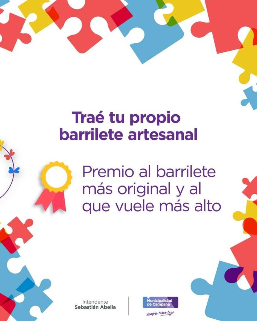 En el municipio de Campana se realizará una jornada especial para concientizar sobre el autismo.