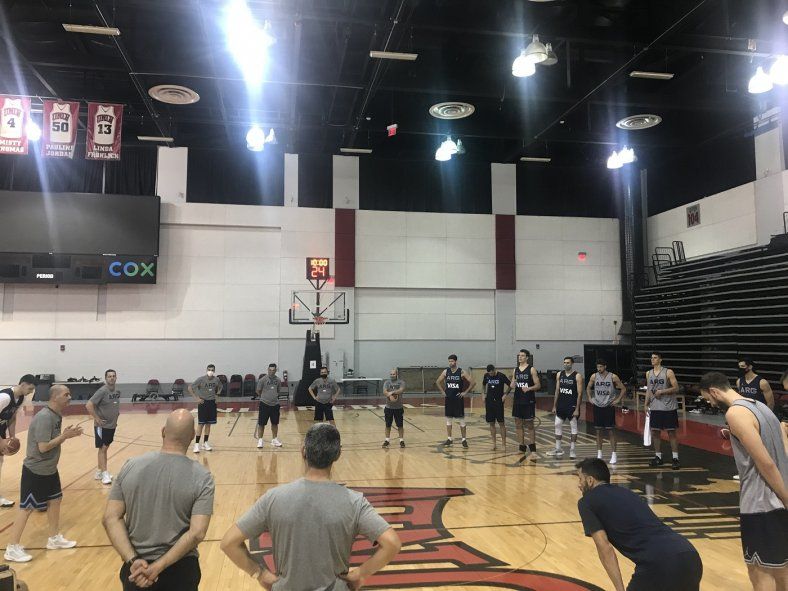 Sergio Hernández al frente de la Selección Argentina de Básquet que competirá en Tokio 2020