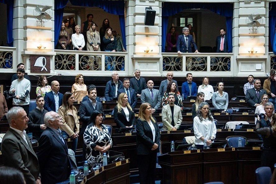El bloque de Unión por la Patria en la Cámara de Diputados bonaerense. El bloque de Unión por la Patria en la Cámara de Diputados bonaerense.