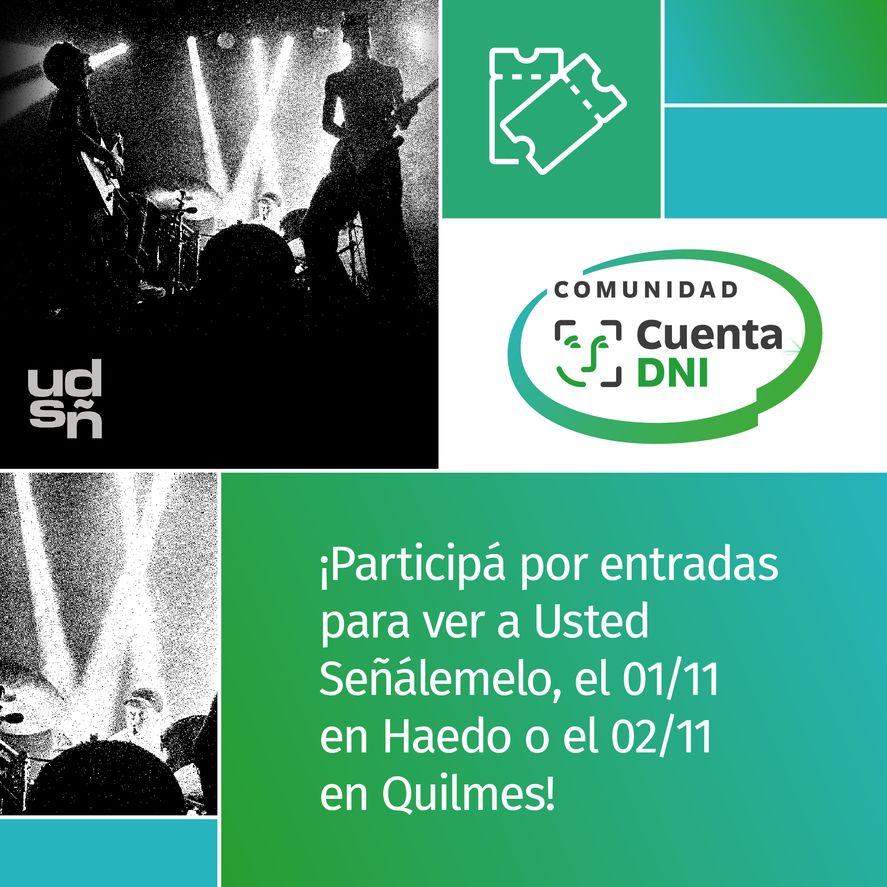 El Banco Provincia sortea entradas para los shows de Usted Señalemelo en Quilmes y Haedo. El Banco Provincia sortea entradas para los shows de Usted Señalemelo en Quilmes y Haedo.