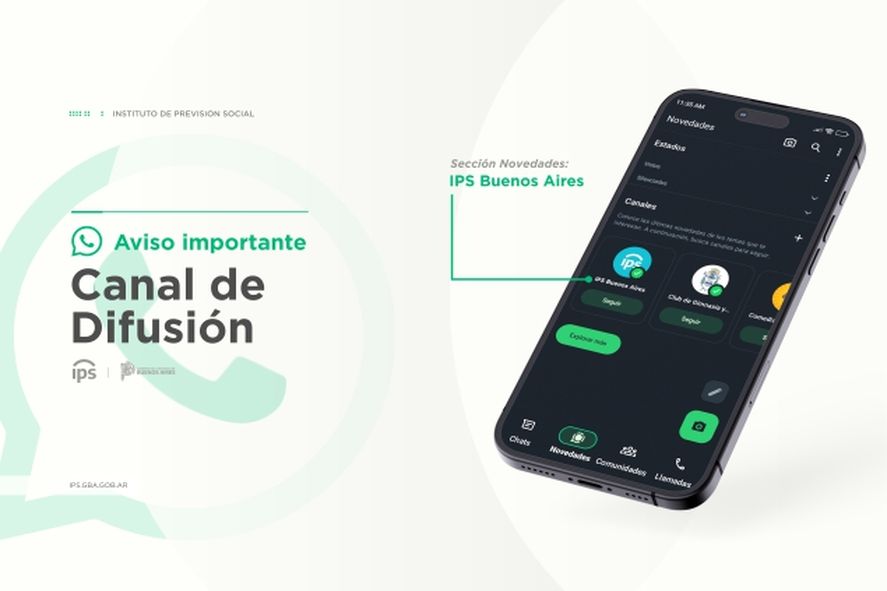 A partir de hoy, los beneficiarios y beneficiarias del IPS pueden disfrutar de un nuevo canal de comunicación en WhatsApp. A partir de hoy, los beneficiarios y beneficiarias del IPS pueden disfrutar de un nuevo canal de comunicación en WhatsApp.