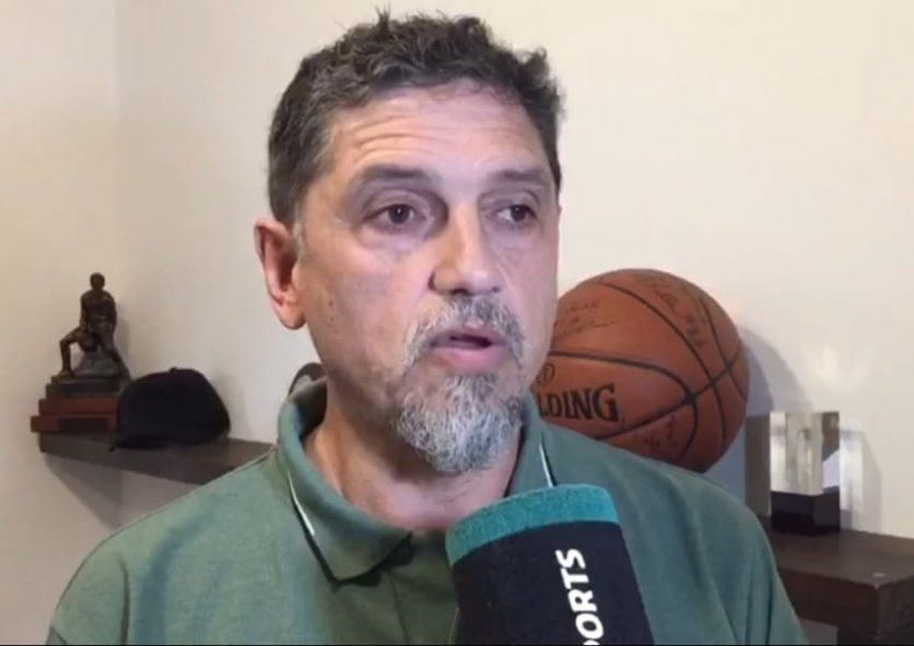 Ángel Cerisola, quien se despide de la Asociación Platense de Básquet