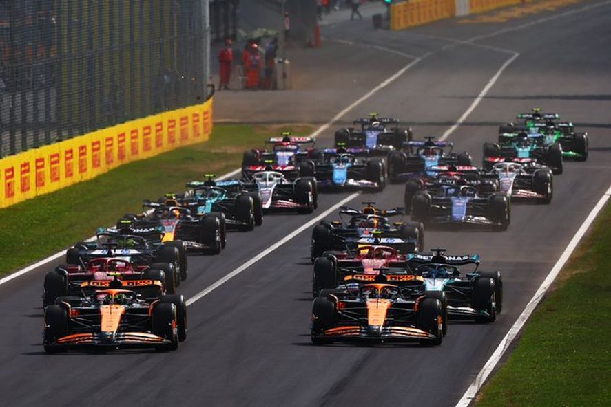 Franco Colapinto tuvo una largada prolija en la F-1. Franco Colapinto tuvo una largada prolija en la F-1.