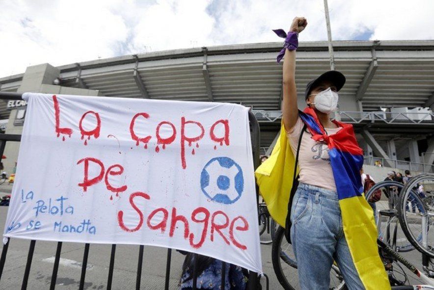 Expresiones sociales contra la Copa América en Colombia