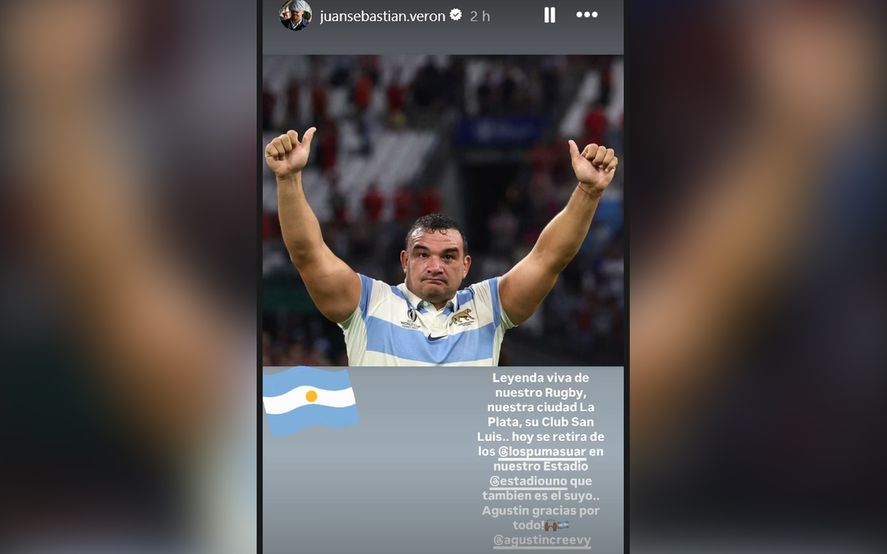 La historia de Juan Sebastián Verón para Andrés Creevy.