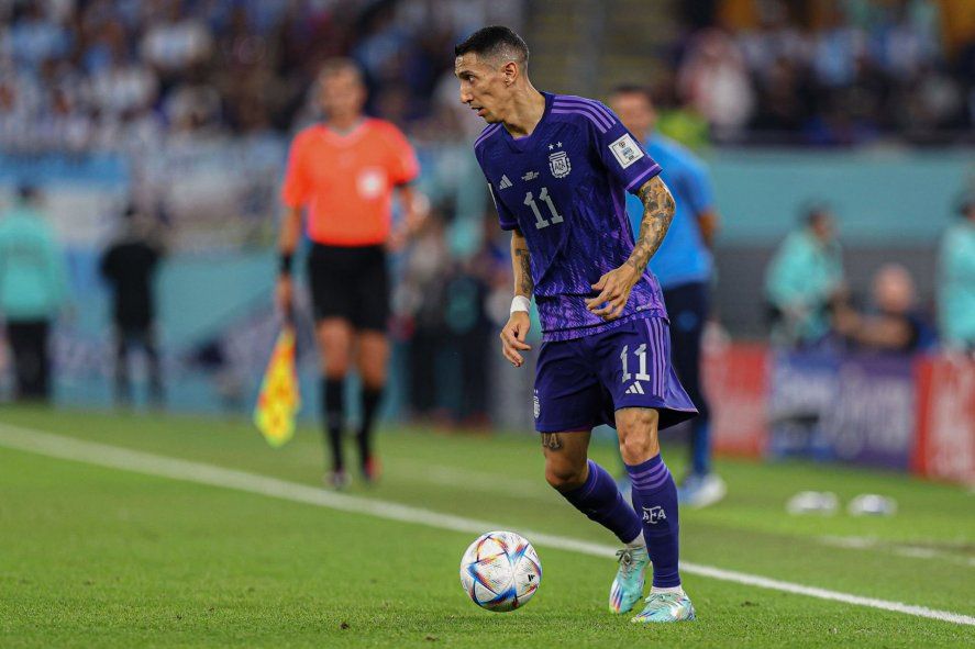 Ángel Di María le apunta al encuentro del viernes frente a Países Bajos por los Cuartos del Mundial Qatar 2022