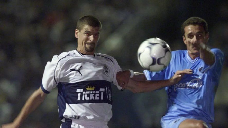 Diego Scotti en su paso por Gimnasia   Diego Scotti en su paso por Gimnasia