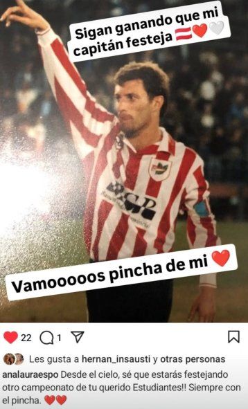 Edgardo Prátola y la emoción de su familia y excompañeros por una nueva conquista de Estudiantes