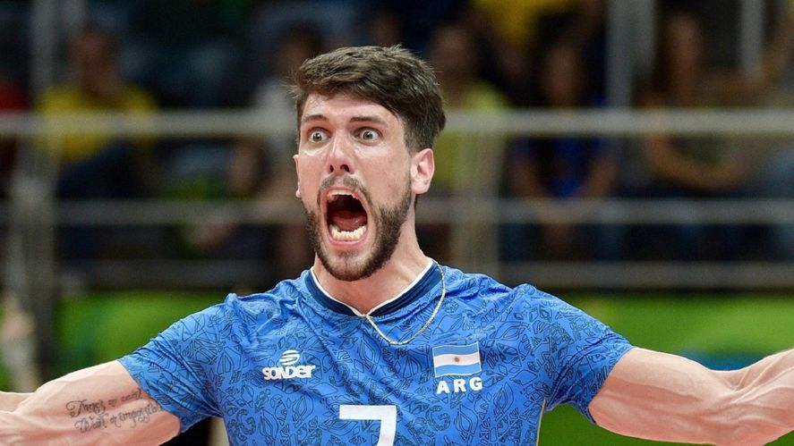 El heredero: Facundo Conte lleva a la Argentina y a  su apellido al tercer momento más importante de la historia del vóley. 