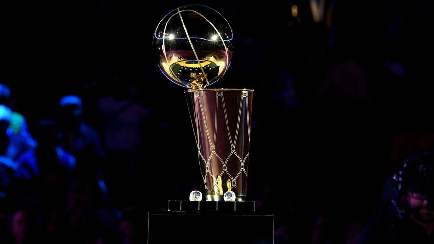 El trofeo Larry O´Brien, codiciado premio de las Finales de la NBA. Básquet