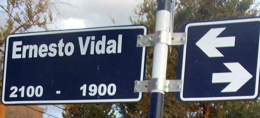 La calle Ernesto Vidal, en la localidad de San Francisco en la Provincia de Córdoba.