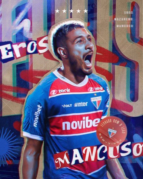 Eros Mancuso dejó Estudiantes y ya fue presentado en Fortaleza.