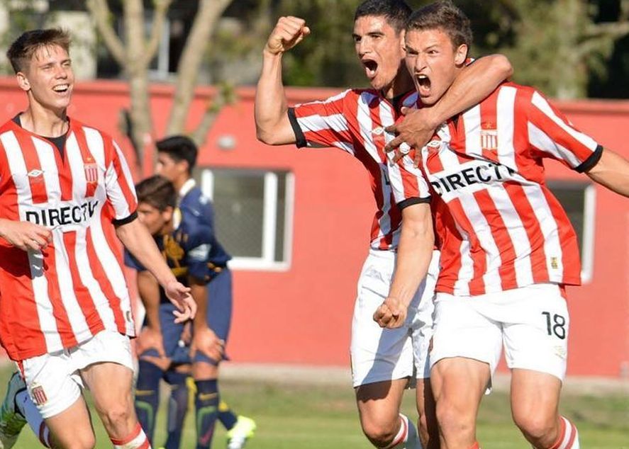 Facundo Bruera en Estudiantes, con Juan Marcos Foyth. (Foto: Todo Juveniles)
