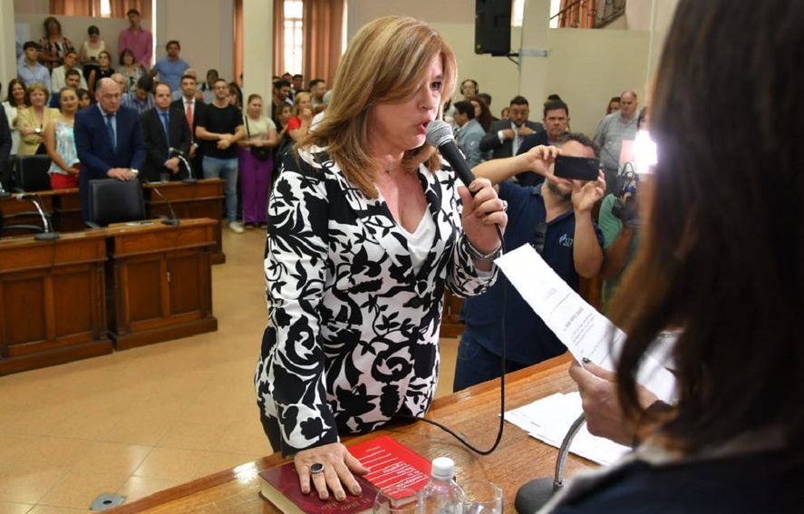 La concejala Fabiana Ungaro, en medio de una polémica en Bahía Blanca La concejala Fabiana Ungaro, en medio de una polémica en Bahía Blanca