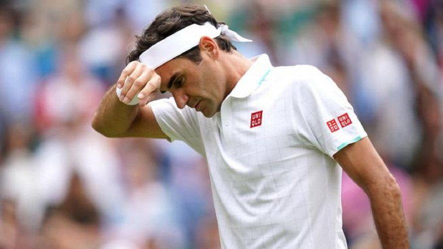 Roger Federer en su último Gran Slam