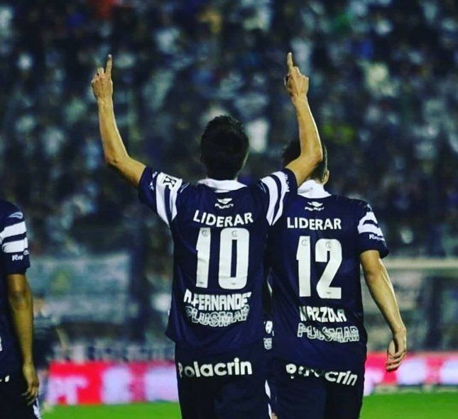 Álvaro Fernández en su paso por Gimnasia Álvaro Fernández en su paso por Gimnasia