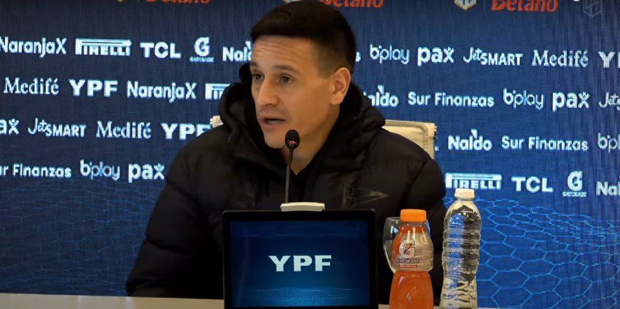 Fernando Zuqui en la conferencia de la Liga Profesional 