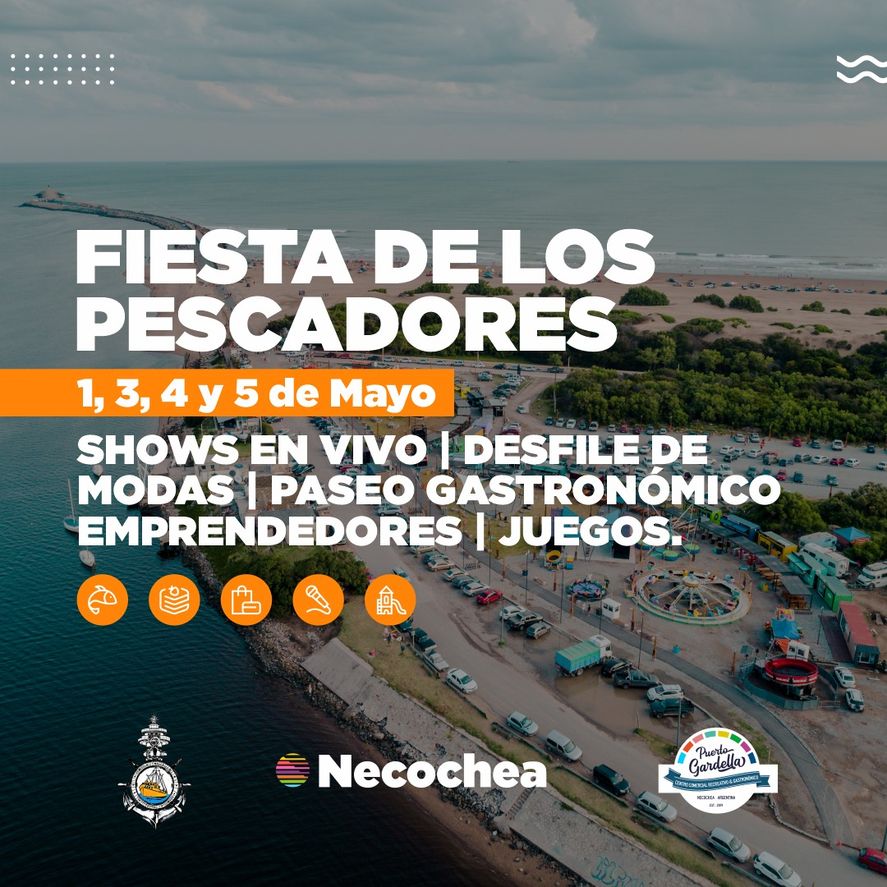 Luego de 10 años, regresa la Fiesta de los Pescadores a la ciudad de Necochea. Luego de 10 años, regresa la Fiesta de los Pescadores a la ciudad de Necochea.