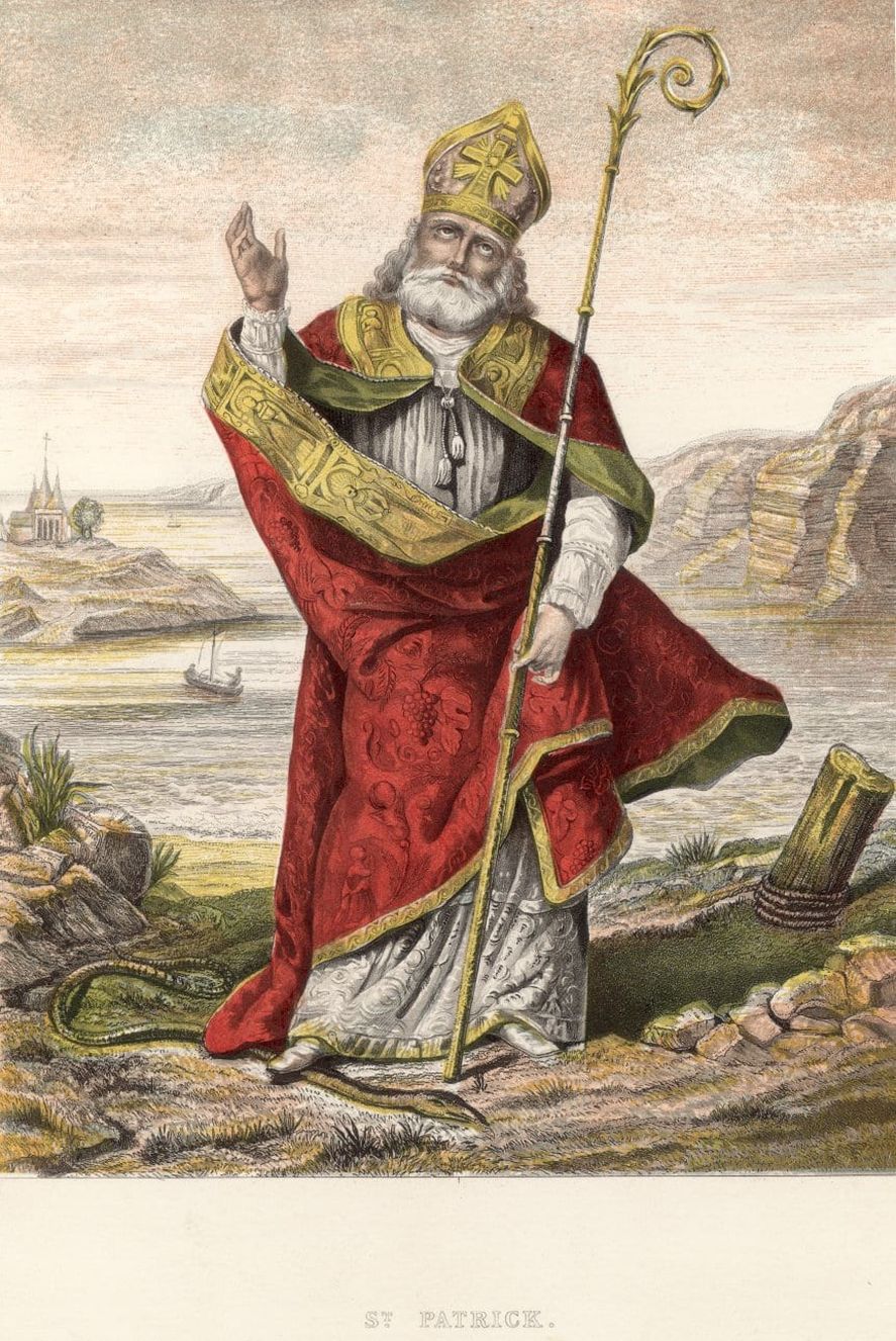 Figura religiosa de San Patricio. Figura religiosa de San Patricio.