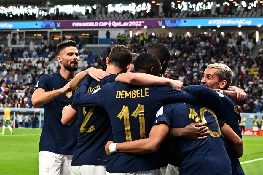 Francia goleó y gustó ante Australia en su debut en el Mundial Qatar 2022