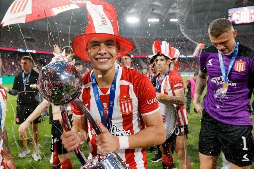Franco Zapiola y la obtención de la Copa de la Liga Profesional con Estudiantes, antes de la transferencia a Platense