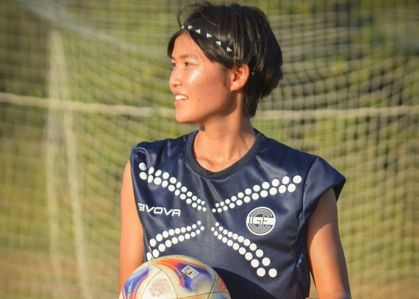 Fuko Takahashi, una de las incorporaciones del fútbol femenino de Gimnasia.