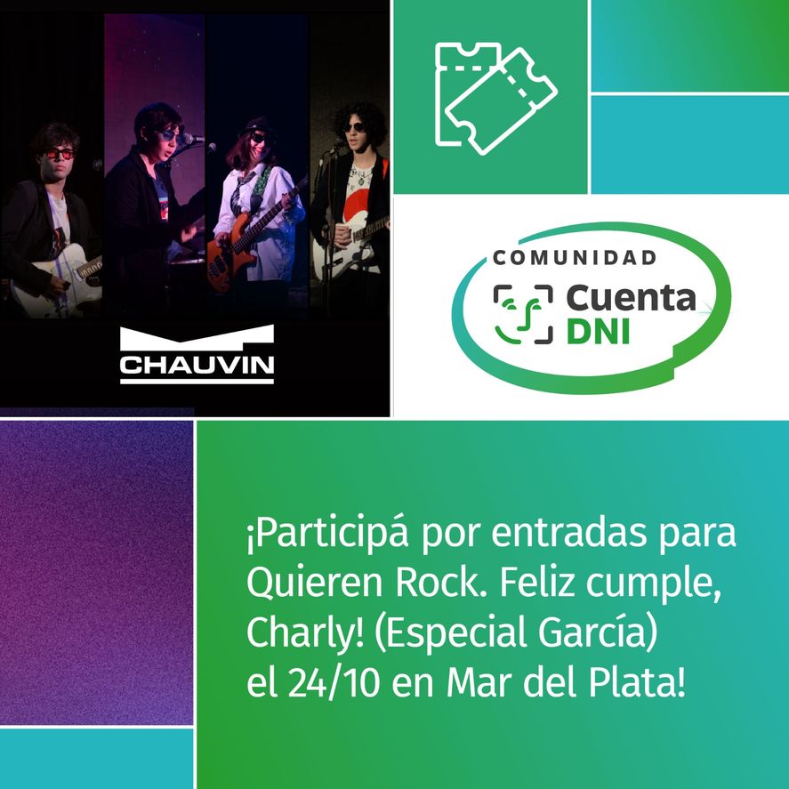 El Banco Provincia sortea entradas para el ¡Quieren Rock!, el homenaje que realizarán a Charly García en Mar del Plata. El Banco Provincia sortea entradas para el ¡Quieren Rock!, el homenaje que realizarán a Charly García en Mar del Plata.