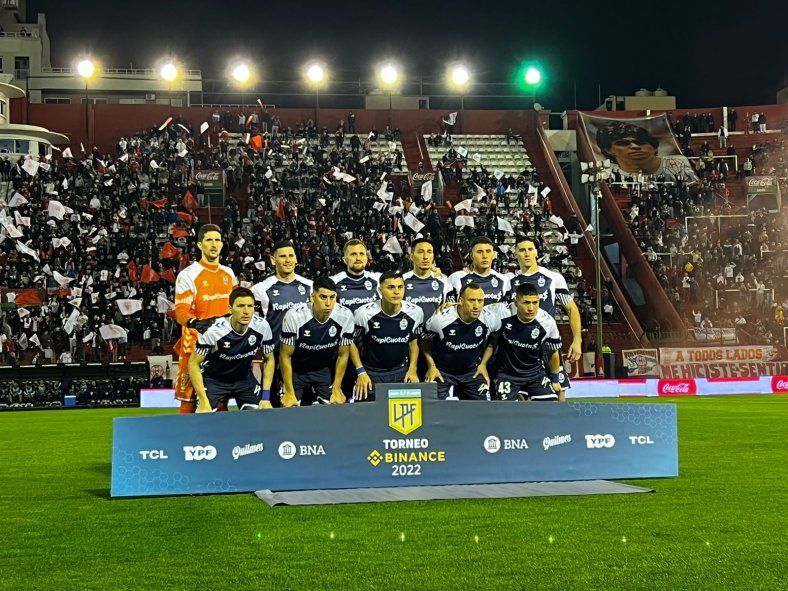 Los once titulares que alistó Néstor Gorosito en la visita de Gimnasia a Huracán.