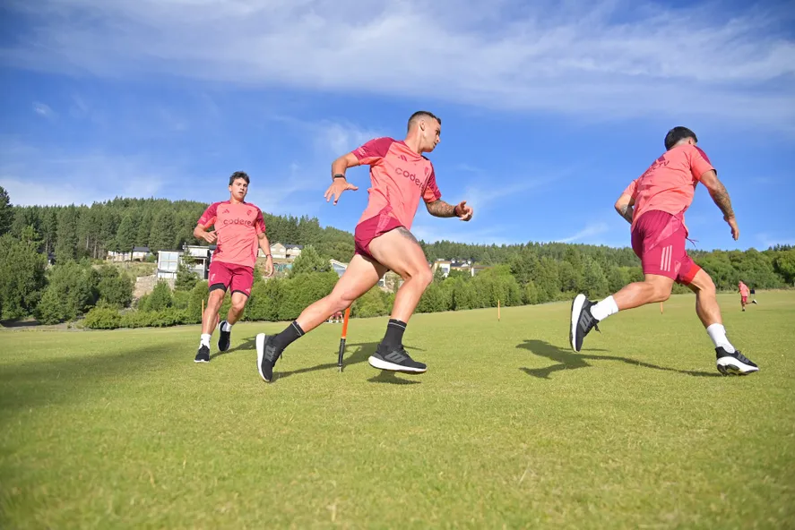 González Pirez en la pretemporada de River en San Martín de Los Andes. González Pirez en la pretemporada de River en San Martín de Los Andes.