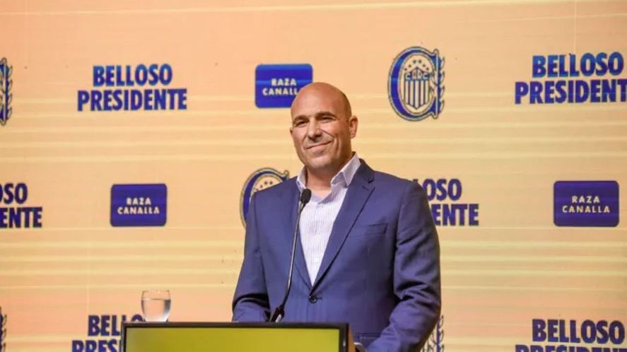 Gonzalo Belloso presidente de Rosario Central. Gonzalo Belloso presidente de Rosario Central.